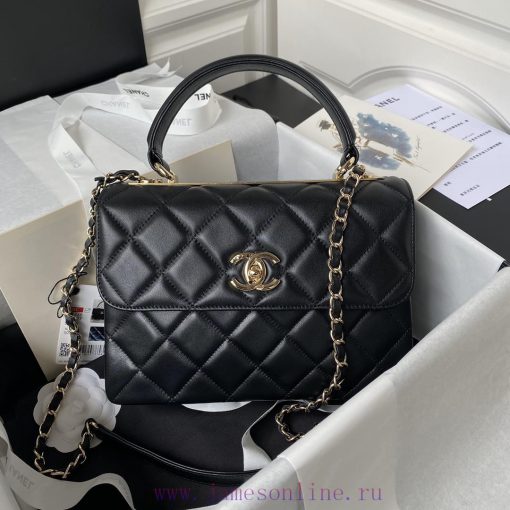 Chanel Bag Chanel Trendy 24C AS92236 CC controller model has made a comeback with its classi gutam0b4