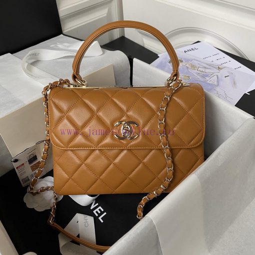 Chanel Bag Chanel Trendy 24C AS92236 CC controller model has made a comeback with its classi c5pbinkd