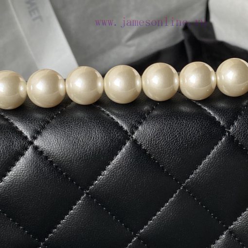 Chanel Bag Chanel 24A Premium Handmade Pearl Luxury Texture Beauty Bag Model AS4997Sweet col o7f36heb - Image 6