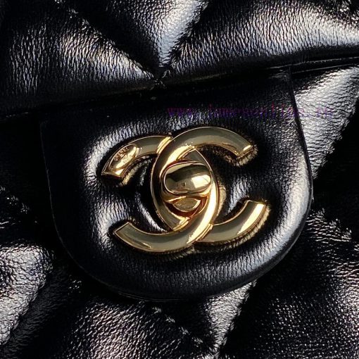 Chanel Bag Chanel 24B Fried Dough Twists knitting handle AS5043 polished sheepskin with meta ve6nc62z - Image 4