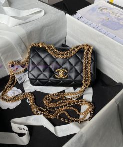 Chanel Bag Chanel 24A Classic Pop up Cap Bag AS4972 Full of LuxurySheepskin material is soft is1jhudb
