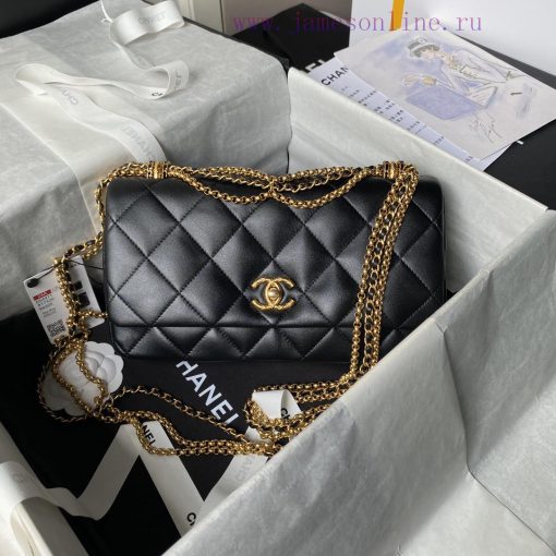 Chanel Bag Chanel 24A Classic Pop Cap Bag AS4971 Full of LuxurySheepskin material is soft an m1cyrpho - Image 2