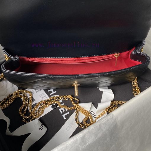 Chanel Bag Chanel 24A Classic Pop Cap Bag AS4971 Full of LuxurySheepskin material is soft an m1cyrpho - Image 8