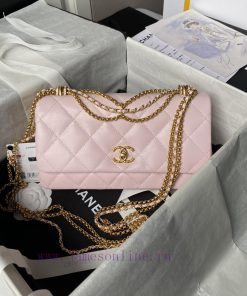 Chanel Bag Chanel 24A Classic Pop Cap Bag AS4971 Full of LuxurySheepskin material is soft an 06vlr8wm
