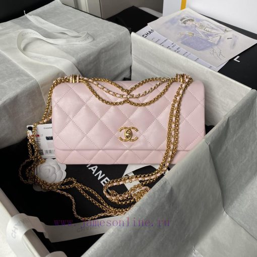 Chanel Bag Chanel 24A Classic Pop Cap Bag AS4971 Full of LuxurySheepskin material is soft an 06vlr8wm