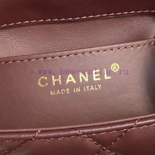 Chanel Bag Chanel 24K Tofu Bun AS5226 Classic Style Perfect MatchSheepskin paired with a gol 92zv1x21 - Image 9