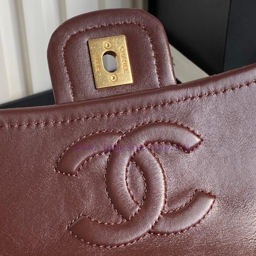 Chanel Bag Chanel 24K Tofu Bun AS5226 Classic Style Perfect MatchSheepskin paired with a gol 92zv1x21 - Image 10