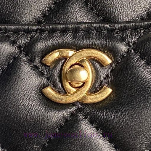 Chanel Bag Chanel 24k Camera Bag AS5187 Double C Gold Coin Pendant Soft Sheepskin with Retro gjxgha75 - Image 4