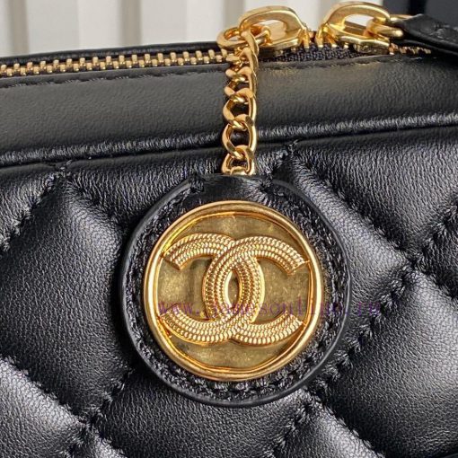 Chanel Bag Chanel 24k Camera Bag AS5187 Double C Gold Coin Pendant Soft Sheepskin with Retro gjxgha75 - Image 5