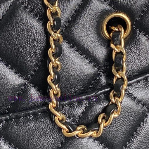 Chanel Bag Chanel 24k Camera Bag AS5187 Double C Gold Coin Pendant Soft Sheepskin with Retro gjxgha75 - Image 6
