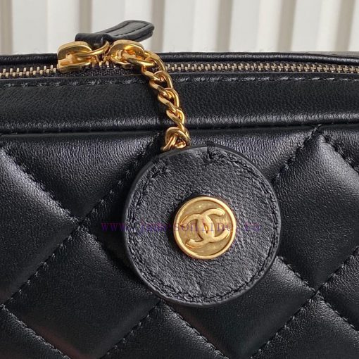 Chanel Bag Chanel 24k Camera Bag AS5190 Double C Gold Coin Pendant Soft Sheepskin with Retro 01hpvr9p - Image 6