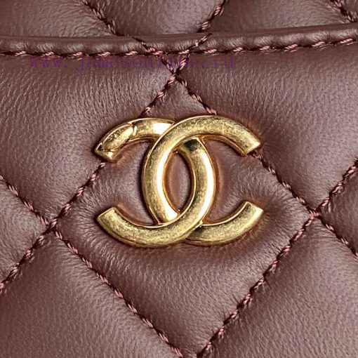 Chanel Bag Chanel 24k Camera Bag AS5190 Double C Gold Coin Pendant Soft Sheepskin with Retro aiytr4i8 - Image 4