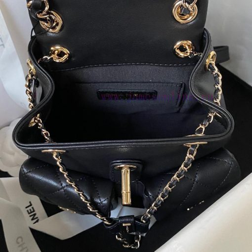Chanel Bag The 23P super popular double backpack is very small in size, similar in size to t l0e9hbz9 - Image 8