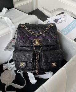 Chanel Bag The Chanel 23P is a super popular double backpack, which is very small in size an 5zcyvire