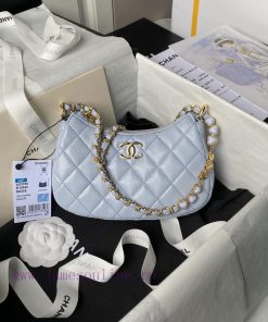 Chanel Bag Chanel 24p enamel buckle Hobo heart-shaped chain bag AS3786Hobo is really beautif iow9dvth