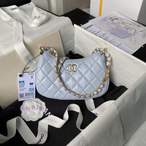 Chanel Bag Chanel 24p enamel buckle Hobo heart-shaped chain bag AS3786Hobo is really beautif iow9dvth - Image 2