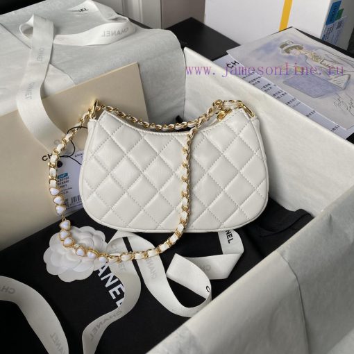 Chanel Bag Chanel 24p enamel buckle Hobo heart-shaped chain bag AS3786Hobo is really beautif xcaa1ltx - Image 3