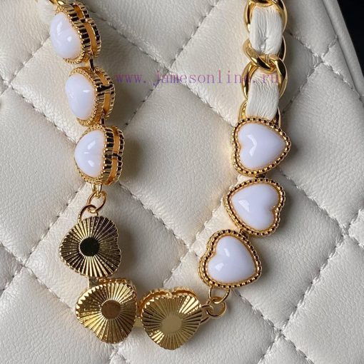 Chanel Bag Chanel 24p enamel buckle Hobo heart-shaped chain bag AS3786Hobo is really beautif xcaa1ltx - Image 5