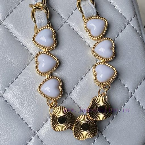 Chanel Bag Chanel 24p enamel buckle Hobo heart-shaped chain bag AS3786Hobo is really beautif iow9dvth - Image 5