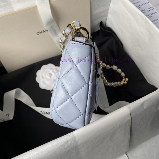 Chanel Bag Chanel 24p enamel buckle Hobo heart-shaped chain bag AS3786Hobo is really beautif iow9dvth - Image 6