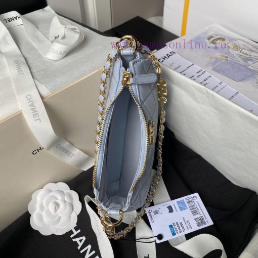 Chanel Bag Chanel 24p enamel buckle Hobo heart-shaped chain bag AS3786Hobo is really beautif iow9dvth - Image 9
