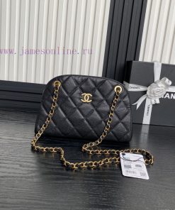 Chanel Bag Chanel 24K bowling ball AS5138 lychee patterned calf leather design is simply too 2btsn66c