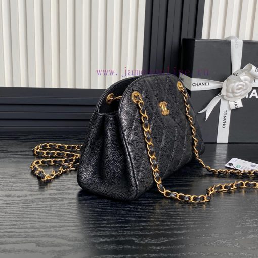 Chanel Bag Chanel 24K bowling ball AS5138 lychee patterned calf leather design is simply too 2btsn66c - Image 6