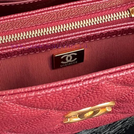 Chanel Bag Chanel 24K bowling ball AS5138 lychee patterned calf leather design is simply too 28ac19so - Image 10