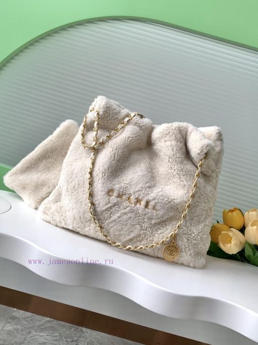 Chanel Bag 24K wool, 22bagsXiangnai Goose's bag accessories will always be planted with gras y3mplx35