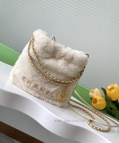 Chanel Bag 24K wool 22bag miniXiangnai Goose's bag accessories will always be planted with g zs21f7be