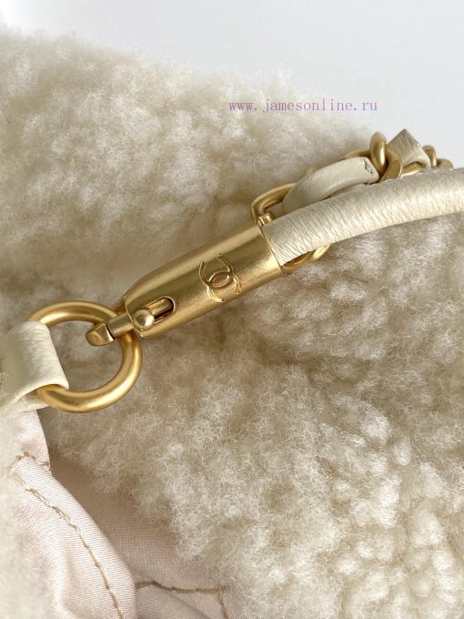 Chanel Bag 24K wool 22bag miniXiangnai Goose's bag accessories will always be planted with g zs21f7be - Image 8