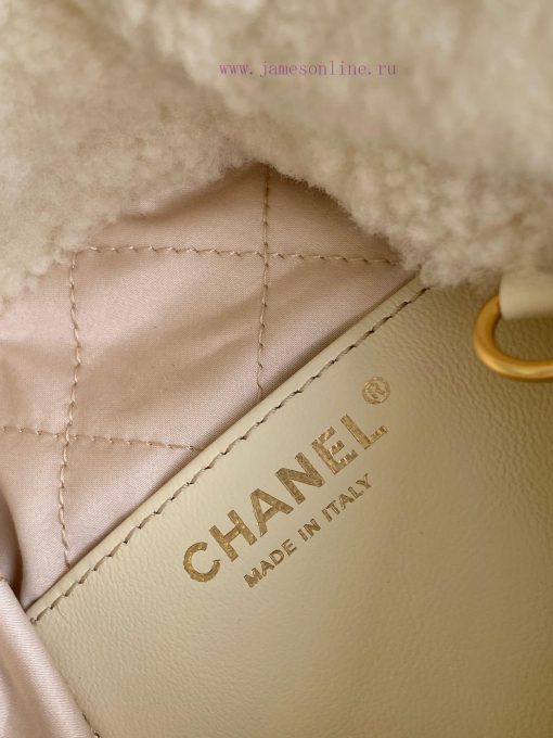 Chanel Bag 24K wool 22bag miniXiangnai Goose's bag accessories will always be planted with g zs21f7be - Image 10