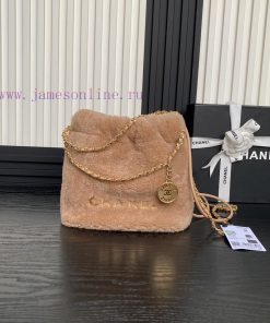 Chanel Bag Chanel 24K bag AS3980 winter plush mini, warm and cute like a teddy bear, furry b uz1ef10w