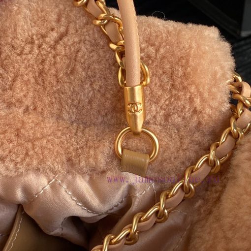 Chanel Bag Chanel 24K bag AS3980 winter plush mini, warm and cute like a teddy bear, furry b uz1ef10w - Image 10