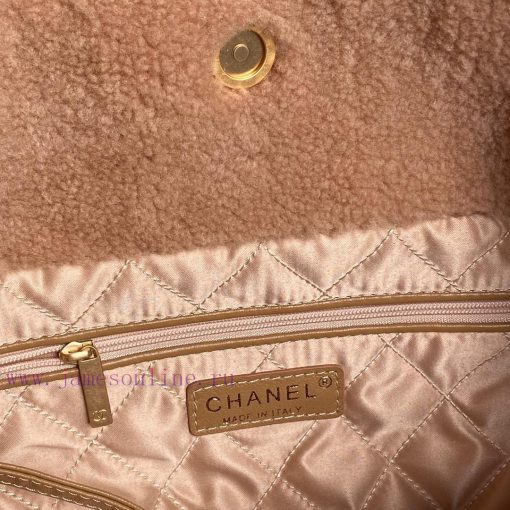 Chanel Bag Chanel 24K bag AS3260 winter plush, warm and cute like a teddy bear, furry bag wi lch6deym - Image 7