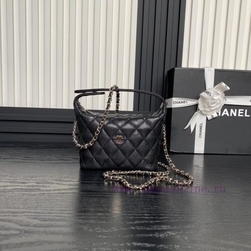 Chanel Bag Chanel 25C lunch box bag A4386 calf leather and metal chain ️ Design style Double 9nid3dv3