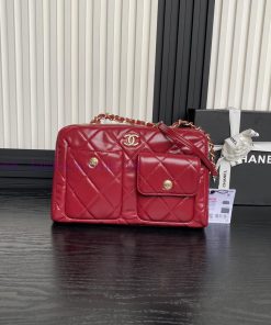 Chanel Bag Chanel 24A Bowling Ball AS4933 High Grade Bright Leather with Vintage Metal Exqui nohlee9p