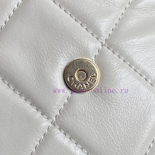 Chanel Bag Chanel 24A Bowling Ball AS4933 High Grade Bright Leather with Vintage Metal Exqui 0y6hx4ph - Image 6