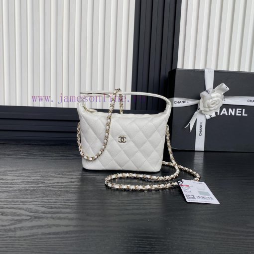 Chanel Bag Chanel 25C lunch box bag A4386 calf leather and metal chain ️ Design style Double wga1eyr7 - Image 2