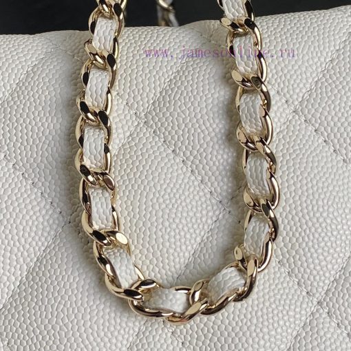 Chanel Bag Chanel 25C lunch box bag A4386 calf leather and metal chain ️ Design style Double wga1eyr7 - Image 5