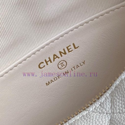 Chanel Bag Chanel 25C lunch box bag A4386 calf leather and metal chain ️ Design style Double wga1eyr7 - Image 10