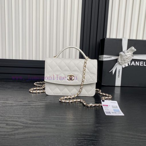 Chanel Bag Chanel 25C Spring New A4406 Logo Handheld Backpack with One Shoulder calf leather jzkrqz5h