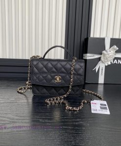 Chanel Bag Chanel 25C Spring New A4406 Logo Handheld Backpack with One Shoulder calf leather nt5ctn1w