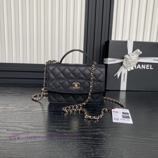Chanel Bag Chanel 25C Spring New A4406 Logo Handheld Backpack with One Shoulder calf leather nt5ctn1w