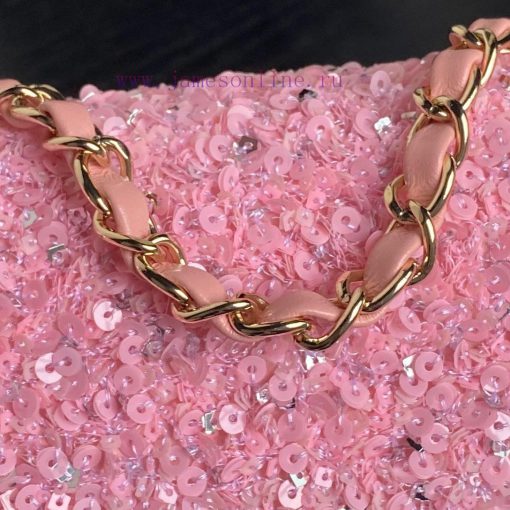 Chanel Bag Chanel 24K runway AS4561 glitter CFThe glitter weaves together and shines brightl gy2lr4xv - Image 10
