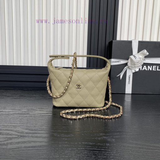 Chanel Bag Chanel 25C lunch box bag A4386 calf leather and metal chain ️ Design style Double zpsh1jf4