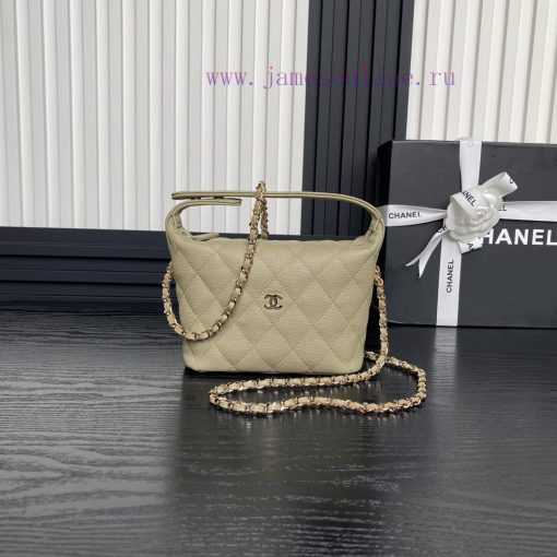 Chanel Bag Chanel 25C lunch box bag A4386 calf leather and metal chain ️ Design style Double zpsh1jf4 - Image 2