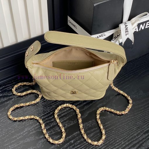 Chanel Bag Chanel 25C lunch box bag A4386 calf leather and metal chain ️ Design style Double zpsh1jf4 - Image 9