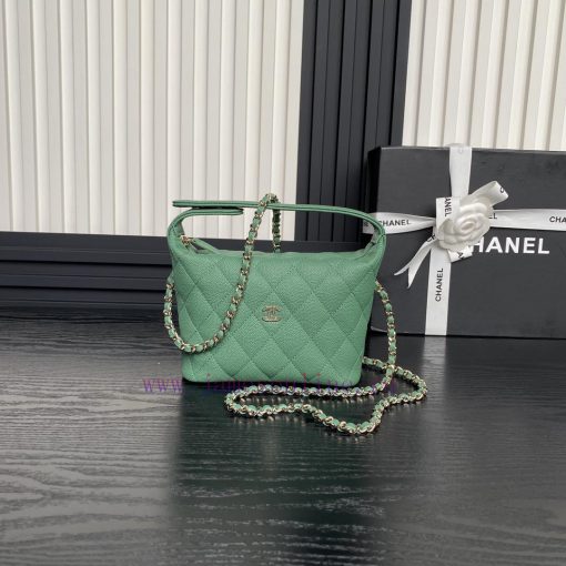 Chanel Bag Chanel 25C lunch box bag A4386 calf leather and metal chain ️ Design style Double 0mdr1b68 - Image 2