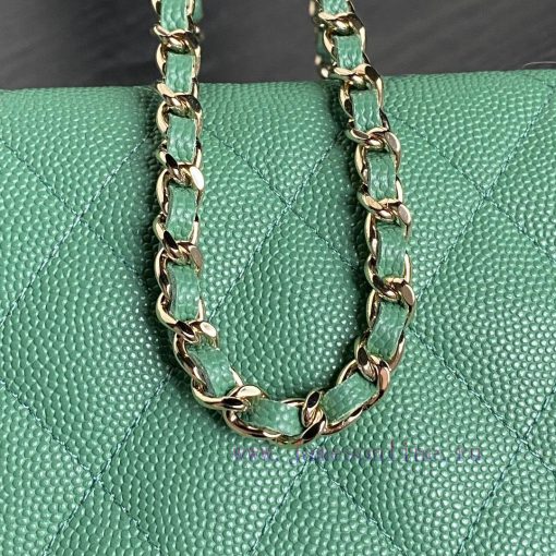 Chanel Bag Chanel 25C lunch box bag A4386 calf leather and metal chain ️ Design style Double 0mdr1b68 - Image 5
